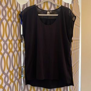 14th & Union Black dress tee